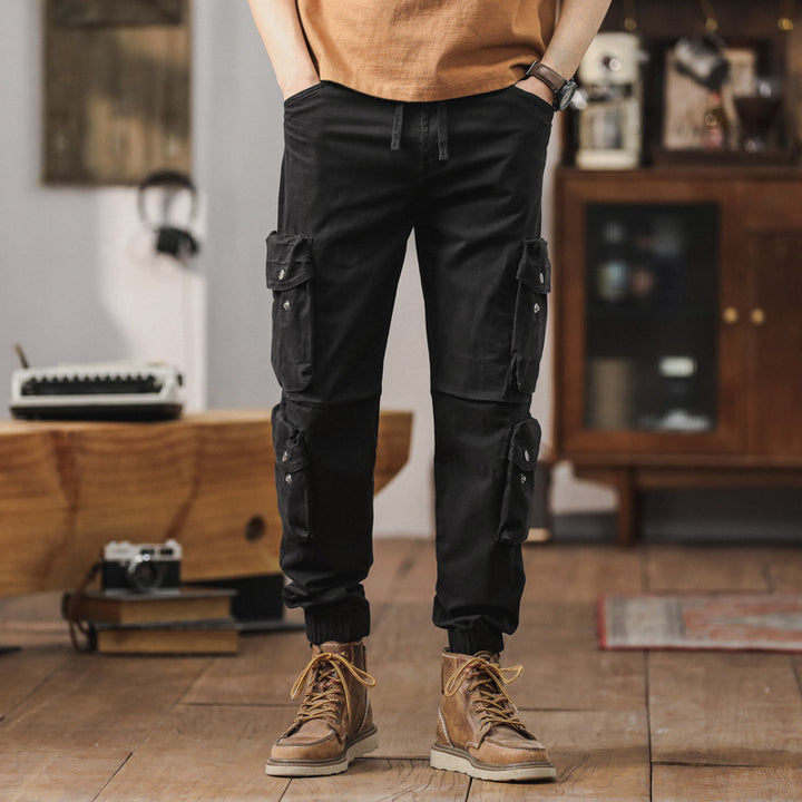 Herren Multifunktions-Cargo-Jogger mit abnehmbaren Kniepanelen, Utility-Taschen und elastischem Saum Echo Archiv