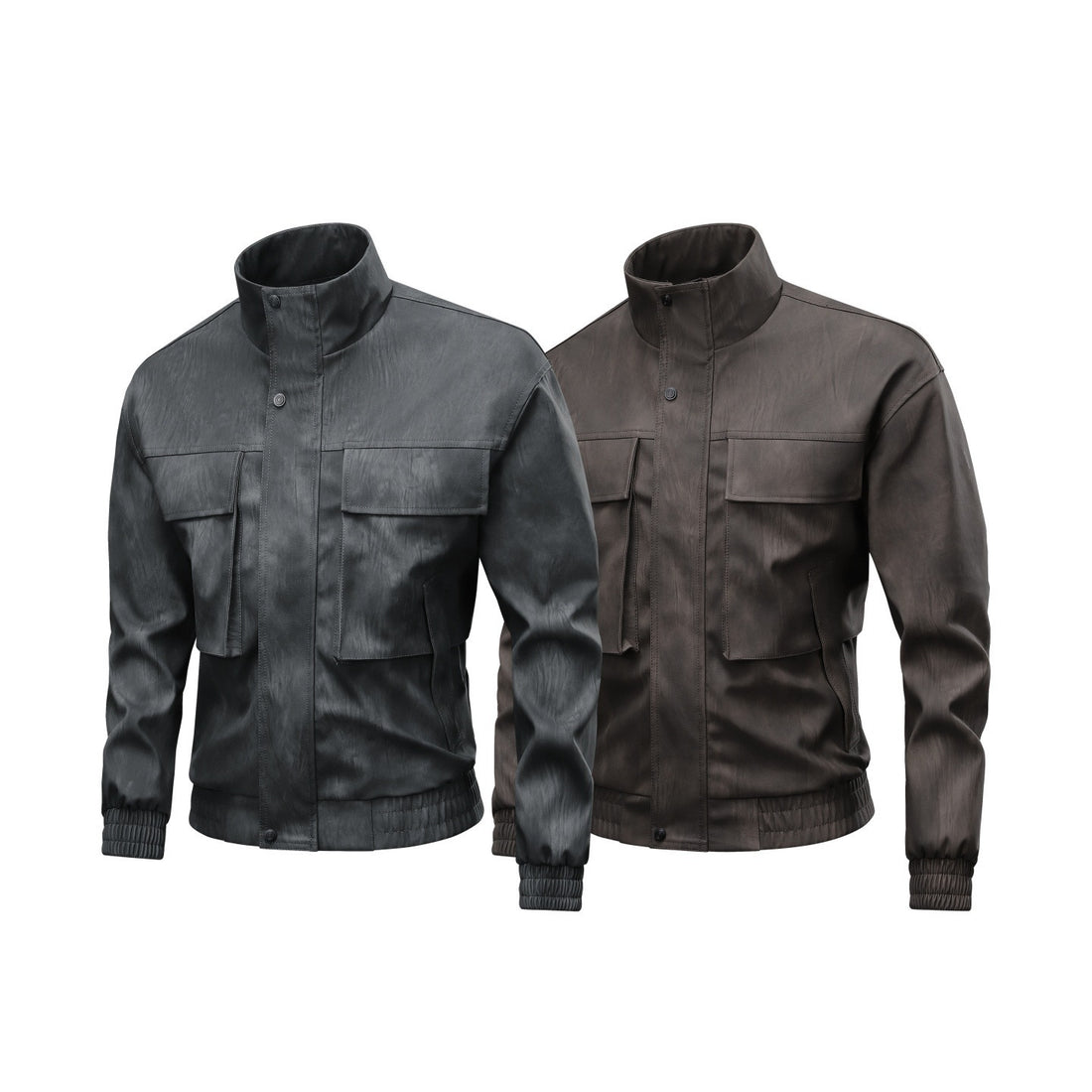 Herren Modische Übergangsjacke mit praktischem Stehkragen Echo Archiv