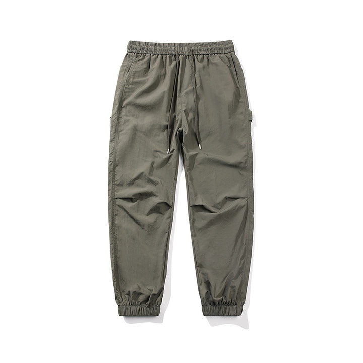 Herren Technische Ripstop-Joggerhose mit Tunnelzug, Knieabnähern und geripptem Knöchelabschluss Echo Archiv
