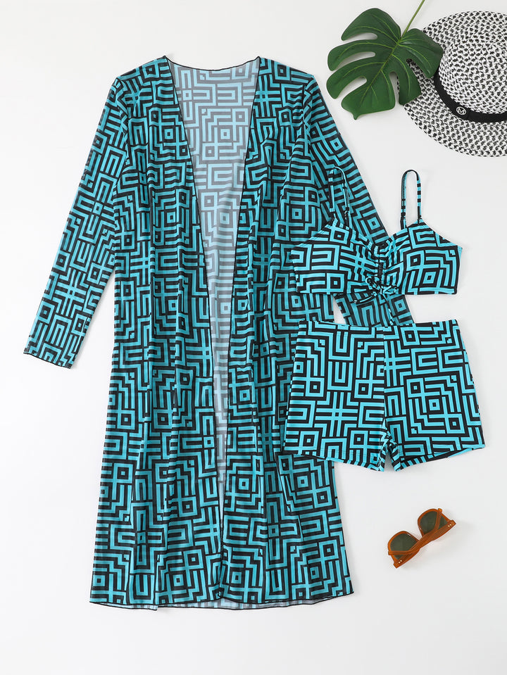 Damen Strandkleid mit stylischem Bikini-Set Echo Archiv