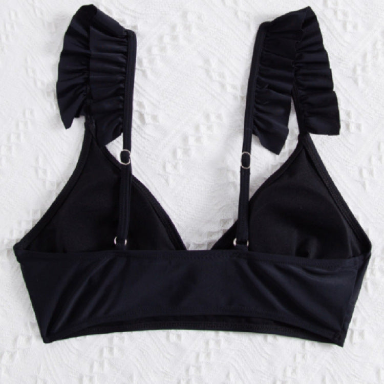 Damen Triangel-Bikinioberteil mit voluminösen Rüschendetails Echo Archiv
