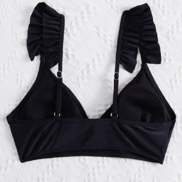 Damen Triangel-Bikinioberteil mit voluminösen Rüschendetails Echo Archiv