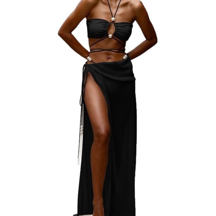 Damen Bikiniset mit raffinierten Knoten und eleganten Perlendetails Echo Archiv