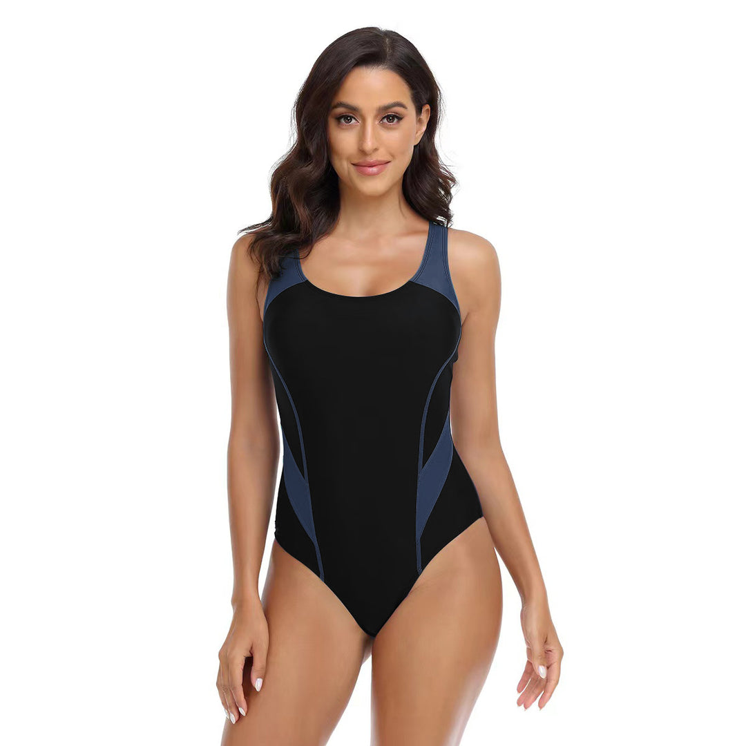 Damen Sportlicher Einteiler Badeanzug mit ergonomischem Schnitt Echo Archiv