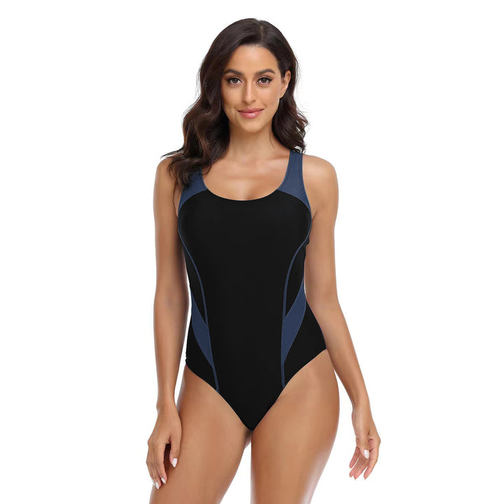 Damen Sportlicher Einteiler Badeanzug mit ergonomischem Schnitt Echo Archiv