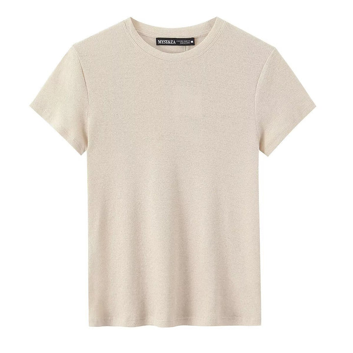 Damen Freizeit T-Shirt aus bio-zertifizierter Baumwolle mit rundem Hals und komfortablem Schnitt Echo Archiv