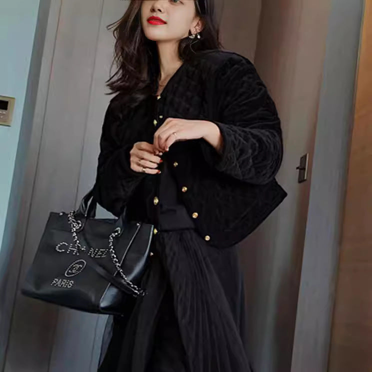 Damen Gemusterte Steppjacke Echoarchiv
