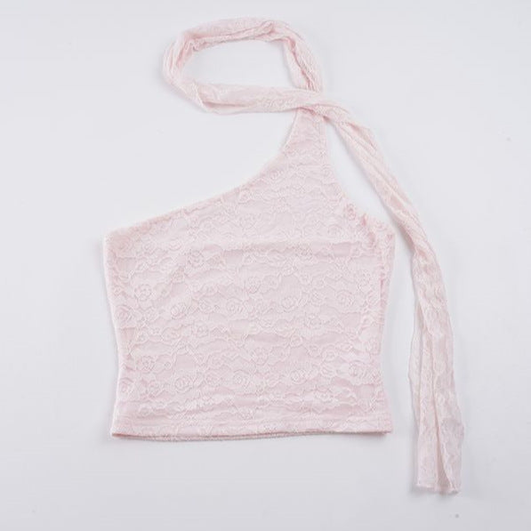 Damen asymmetrisches Top mit schickem Halsteil Echo Archiv