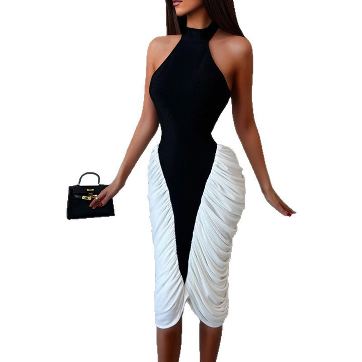 Damen figurbetontes Midi-Kleid mit asymmetrischem Design Echo Archiv