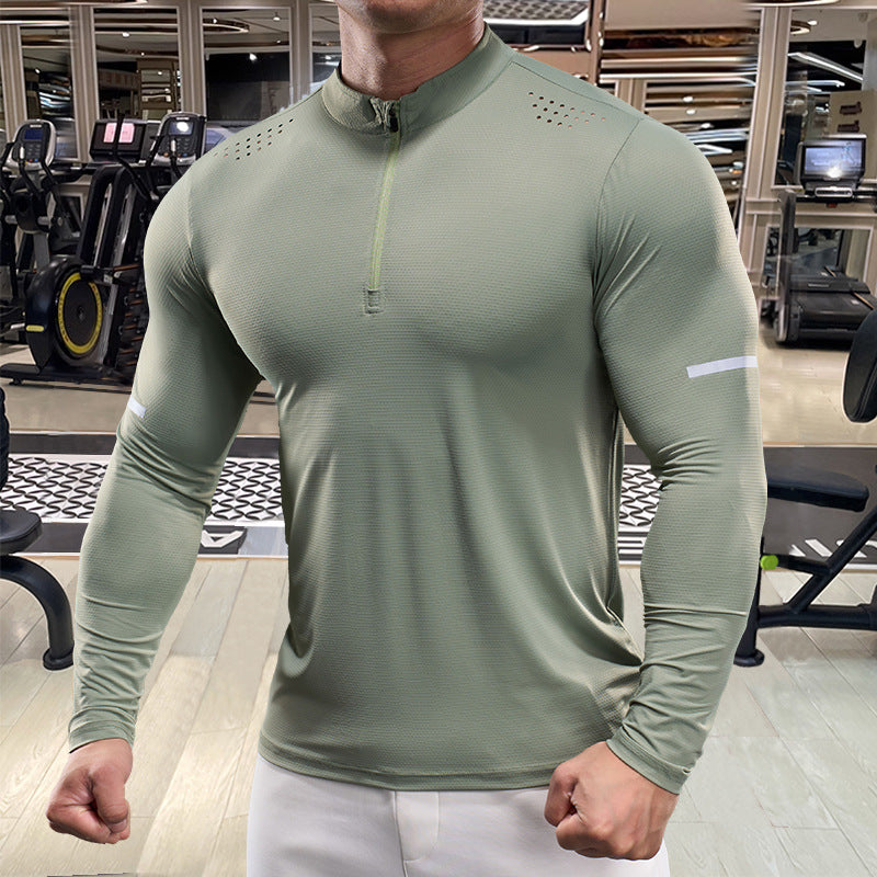 Herren Sportliches Langarm-Funktionsshirt Echoarchiv