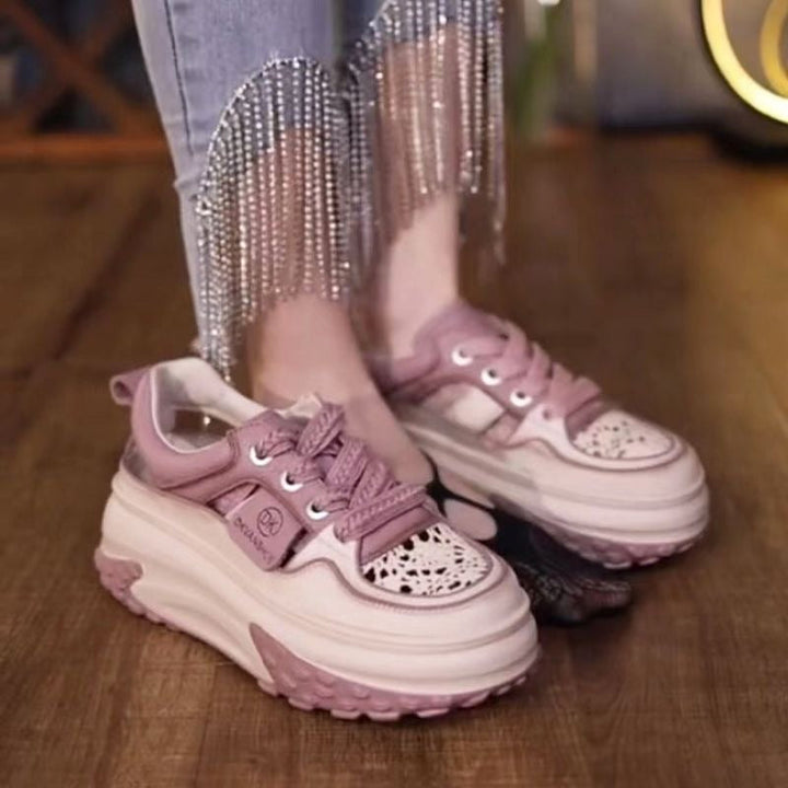 Damen High-Top Sneakers mit gepolsterter Sohle und atmungsaktiver Konstruktion Echo Archiv