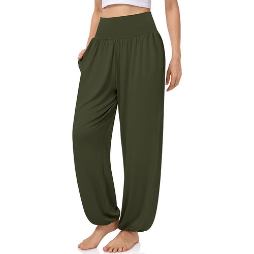 Damen Weite Freizeithose mit elastischem Bund und praktischen Seitentaschen Echo Archiv