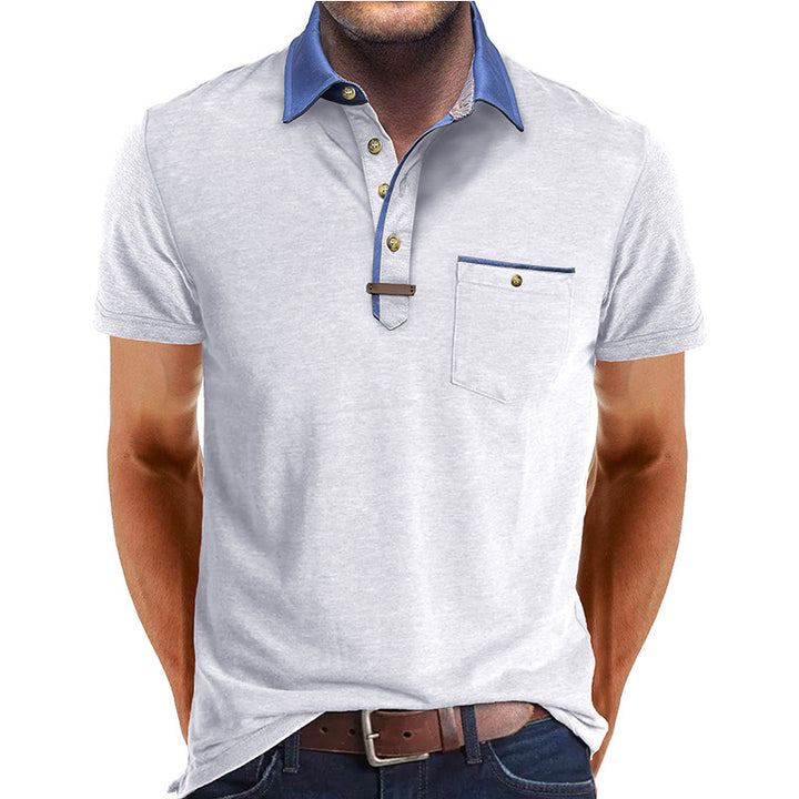 Herren Polo-Shirt mit modernem Kragen Echoarchiv