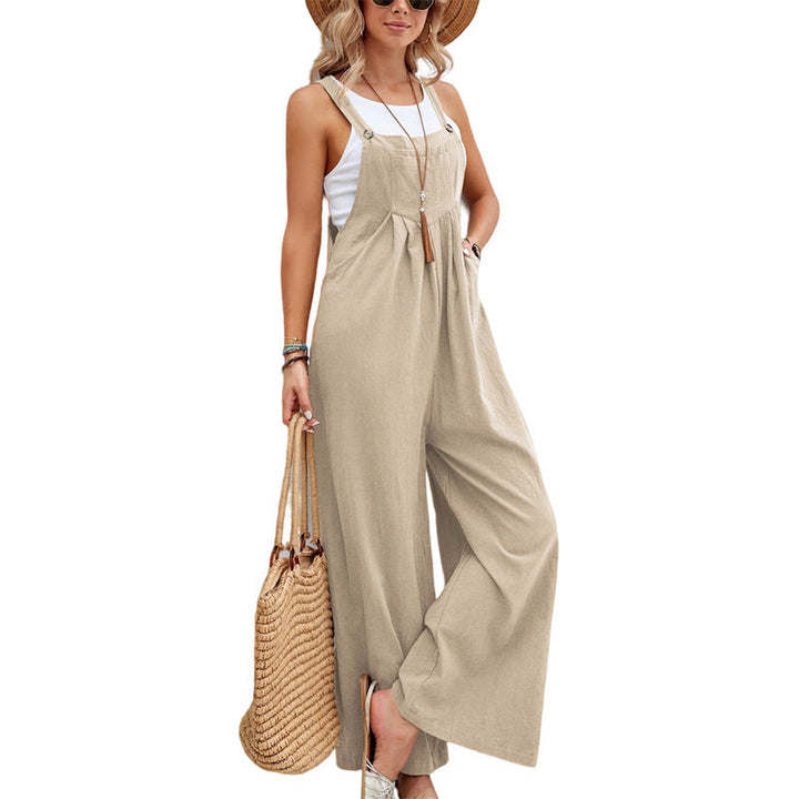 Damen weite Latzhose aus leichtem Material Echoarchiv
