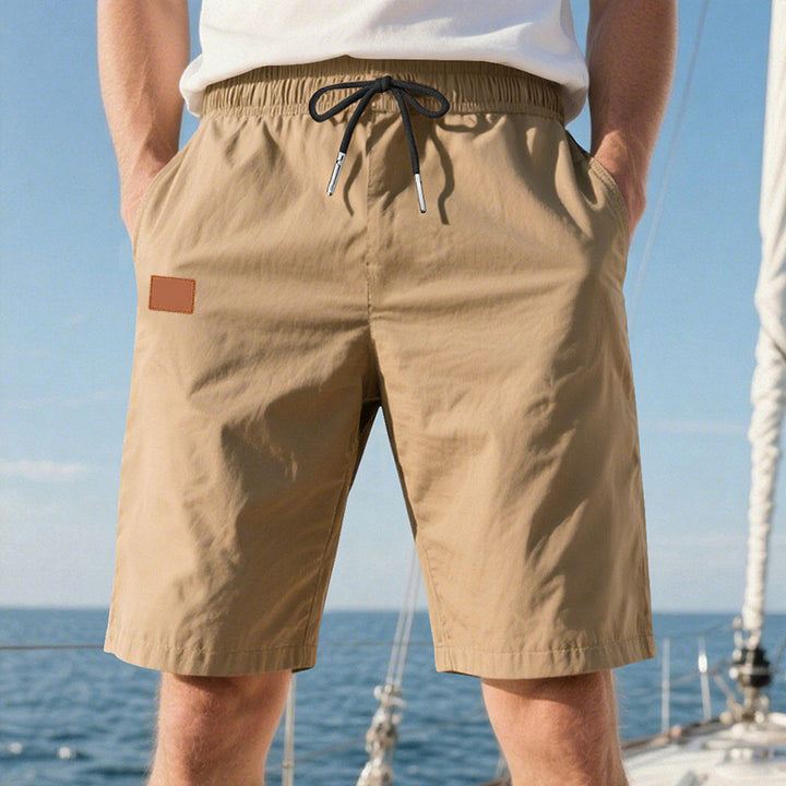 Herren nan schnelltrocknende Badeshorts im Bermuda-Schnitt mit elastischem Bund und Kordelzug Echo Archiv