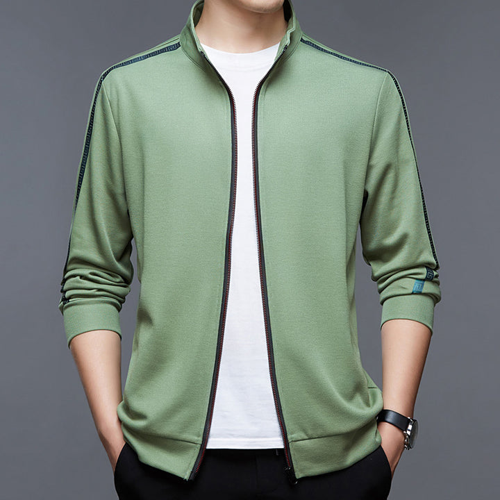 Herren sportliche Jacke mit Stehkragen und atmungsaktiver Funktion Echoarchiv
