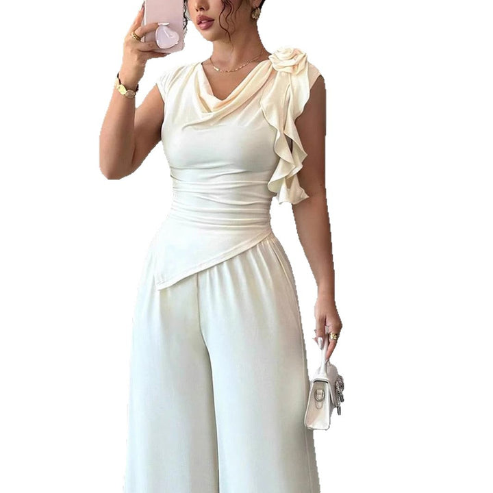 Damen Elegantes Jumpsuit mit Rüschendetails Echo Archiv