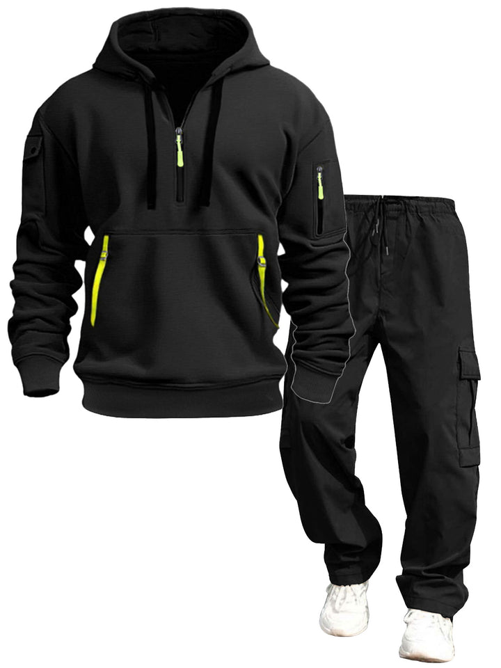 Herren lässiger Kapuzenpullover und Jogginghose Echo Archiv