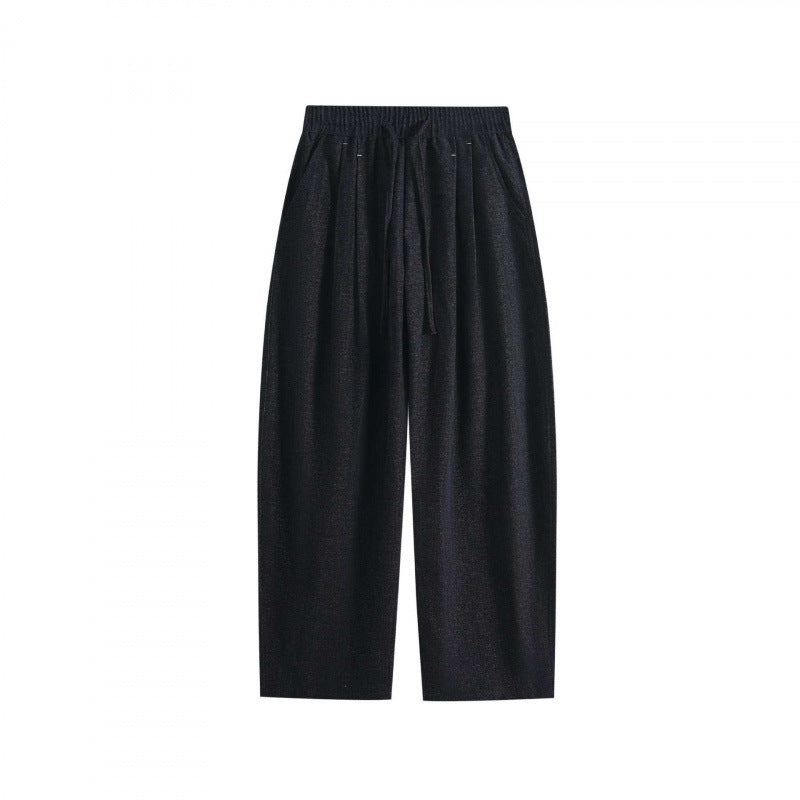 Damen Weite Culotte-Hose mit elastischem Bund und Tunnelzug Echo Archiv