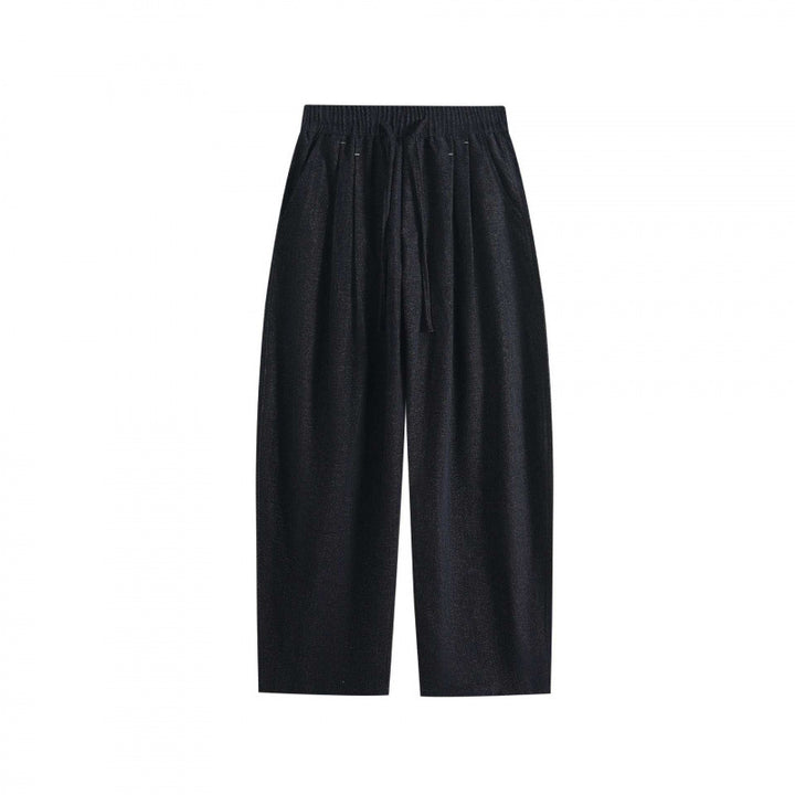 Damen Weite Culotte-Hose mit elastischem Bund und Tunnelzug Echo Archiv