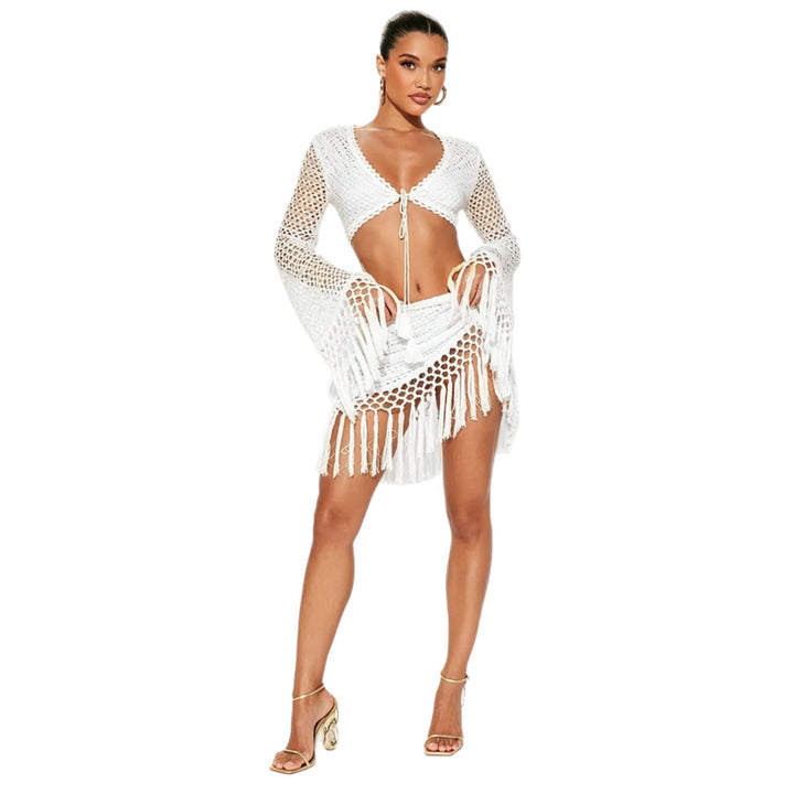 Damen Baderock und Strickjacke Echo Archiv