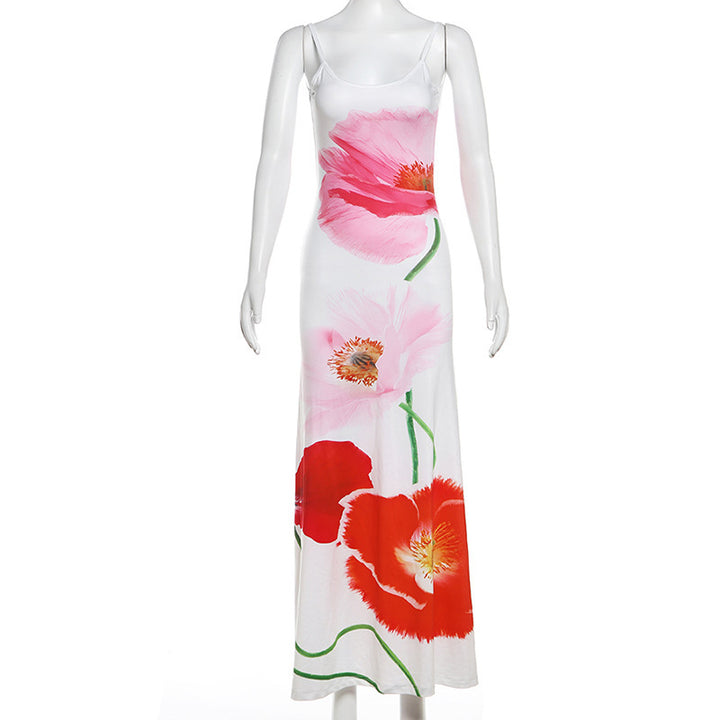 Damen Maxikleid mit floralem Muster Echo Archiv