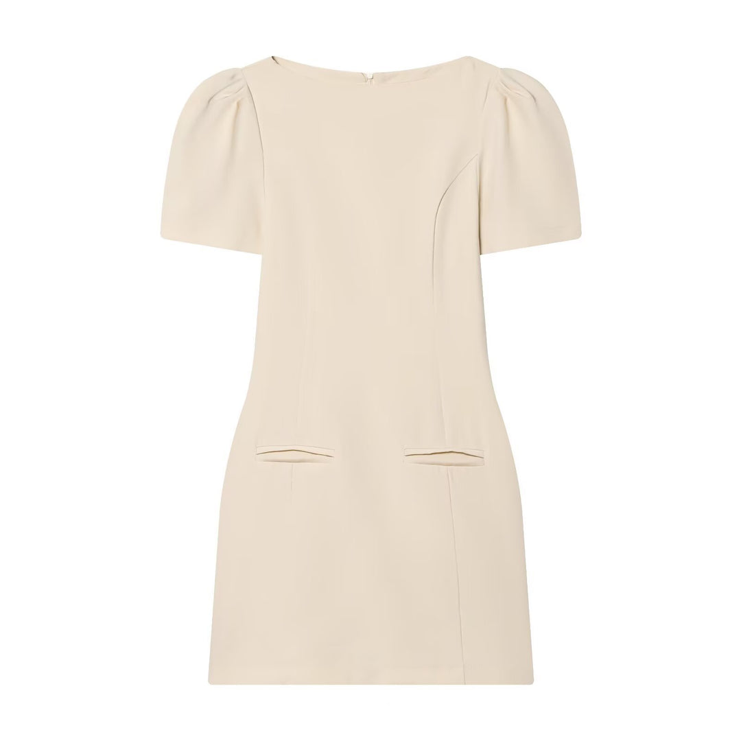 Damenkleid mit Puffärmeln und tailliertem Schnitt Echo Archiv