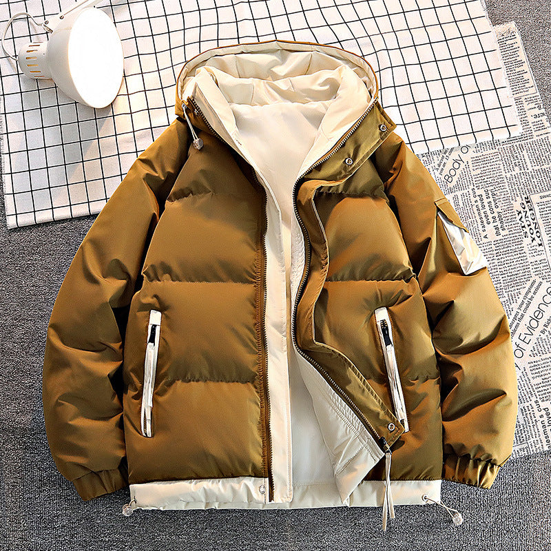 Herren  isolierte kapuzenpilotenjacke für kaltes Wetter mit Kordelzugsaum, elastischen Bündchen und schrägen Reißverschlusstaschen Echo Archiv