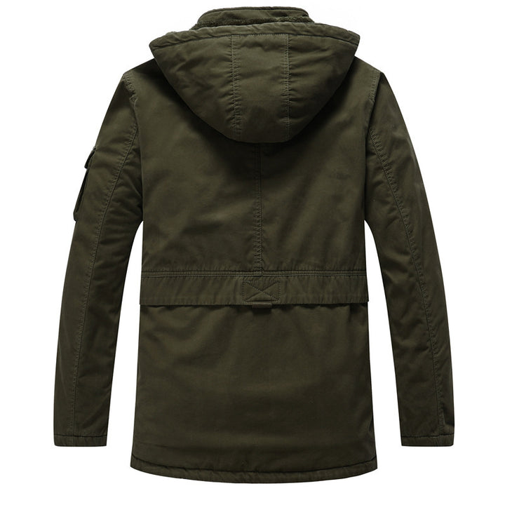 Herren Gefütterter Fieldparka mit Teddyfleece‑Innenfutter und Multifunktions‑Taschen – Taviero