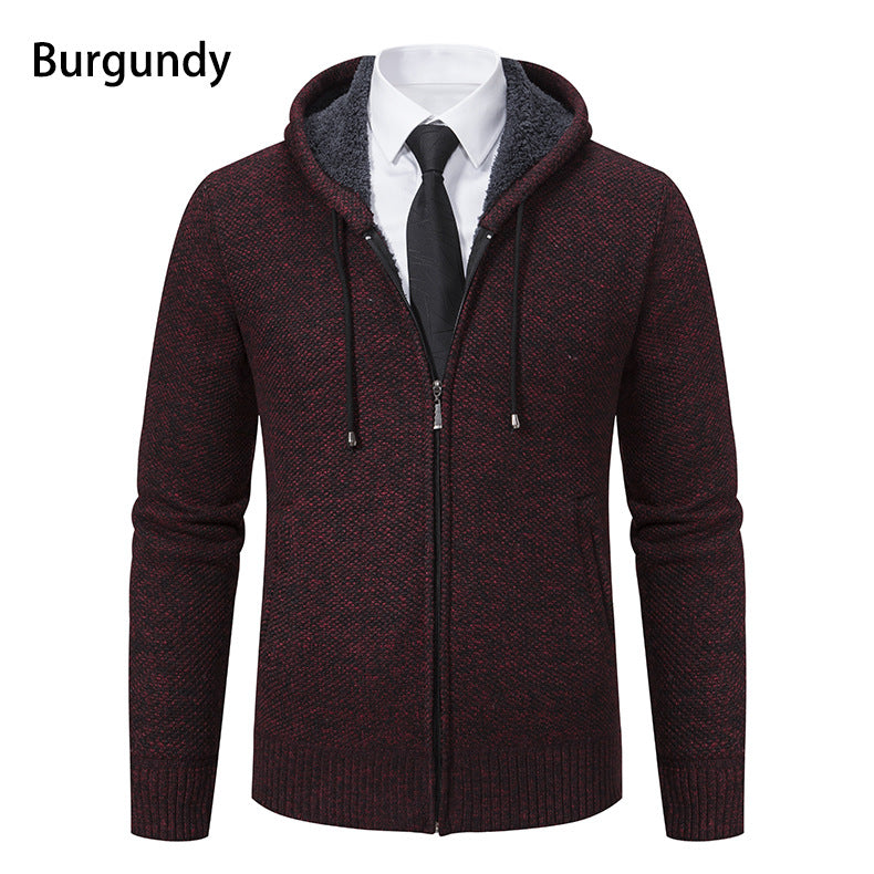 Herren Strickjacke mit modernem Schnitt und praktischem Reißverschluss Echoarchiv