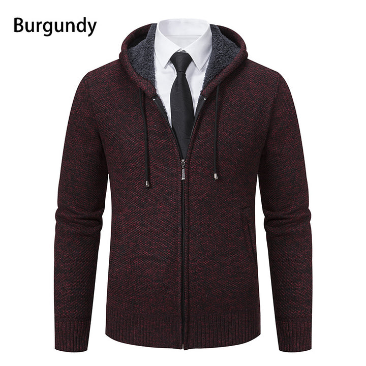 Herren Strickjacke mit modernem Schnitt und praktischem Reißverschluss Echoarchiv