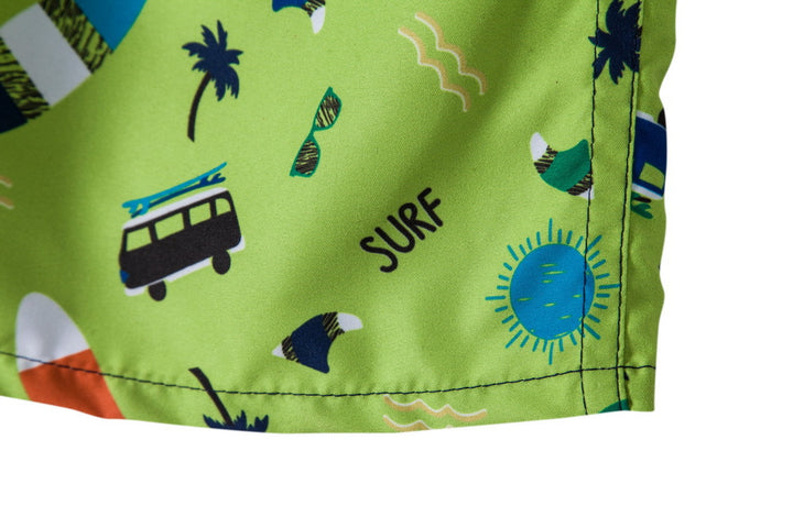 Herren Badeshorts mit modernem Surf-Motiv Echoarchiv