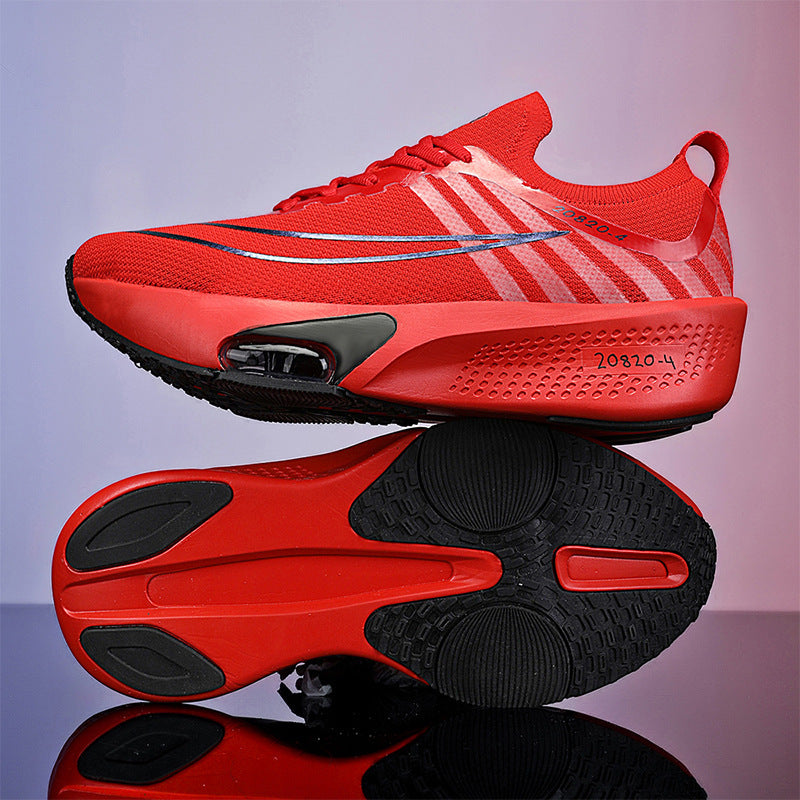 Unisex Profi-Tempo-Laufschuh mit sichtbarer Fersen-Airunit und atmungsaktivem Monofilament-Obermaterial – Tavélo