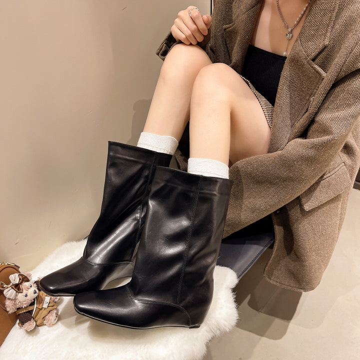 Damen Elegante und modische Stiefel Echo Archiv
