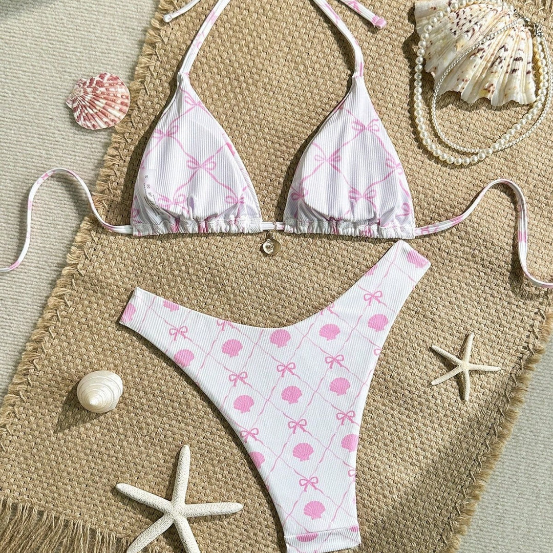 Damen Triangel-Bikini mit verspieltem Muschel-Design Echo Archiv