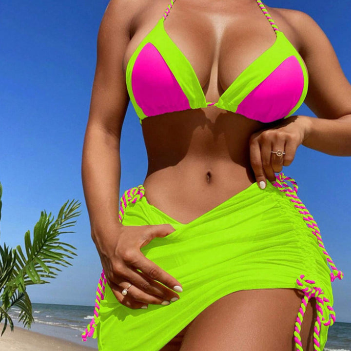 Damen Triangel-Bikini mit verspieltem Wickelrock Echo Archiv