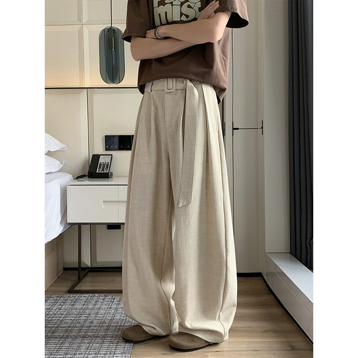 Damen Elegante und lässige weite Stoffhose – Avélisse