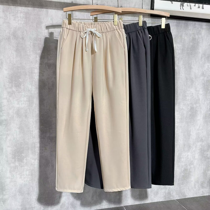 Damen Bequeme Jogginghose mit verstellbarem Bund Echoarchiv