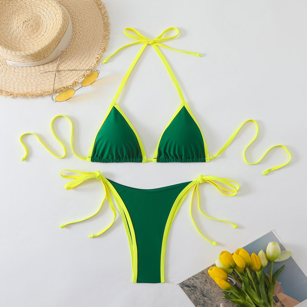 Damen Triangel-Bikini mit eleganten Schleifen Echo Archiv