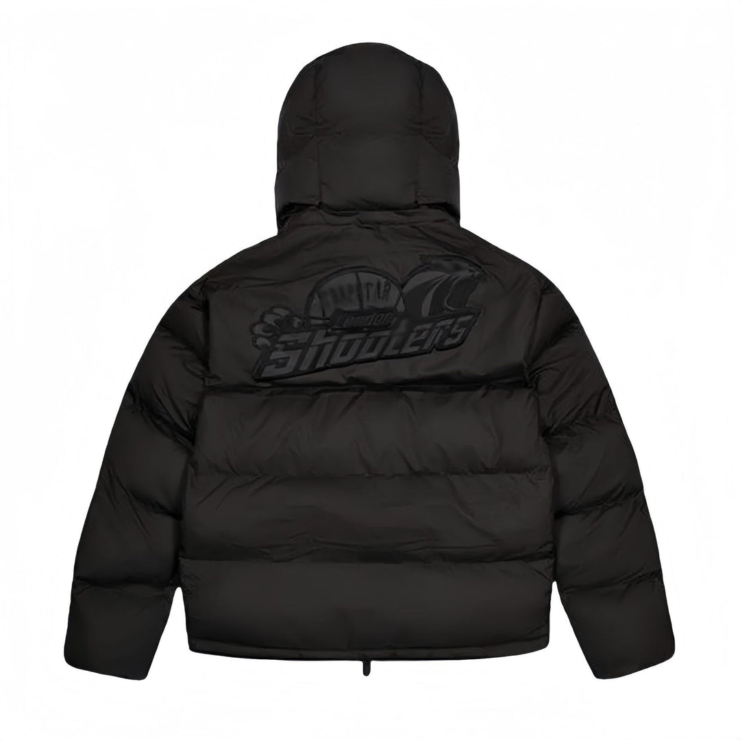 Herren Trendige Daunenjacke mit Kapuze