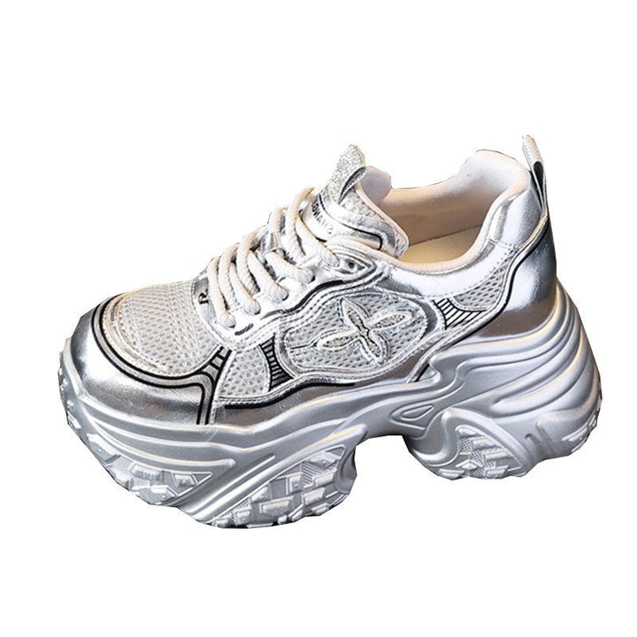 Damen Chunky Sneakers mit voluminösem Profil und atmungsaktiver Struktur Echo Archiv