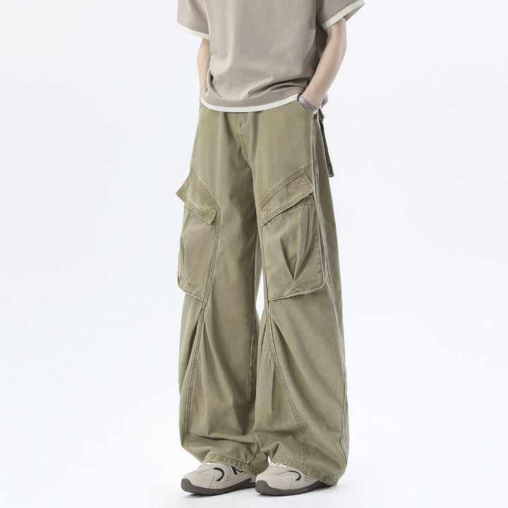 Herren Baggy-Cargo-Hose im Oversize-Schnitt mit großen Klappentaschen Echoarchiv