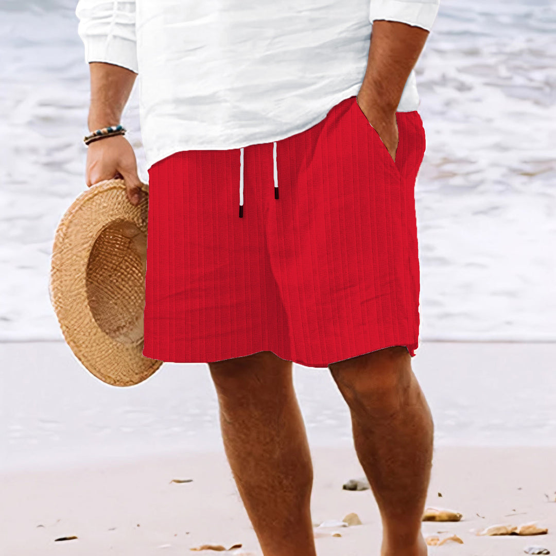 Herren Freizeit Strand Shorts mit dehnbarem Kordelzug Echoarchiv