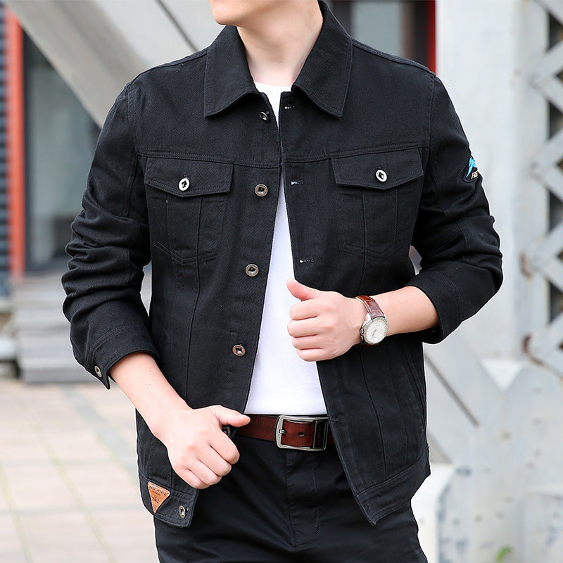 Herren Modische Jeanjacke Echo Archiv