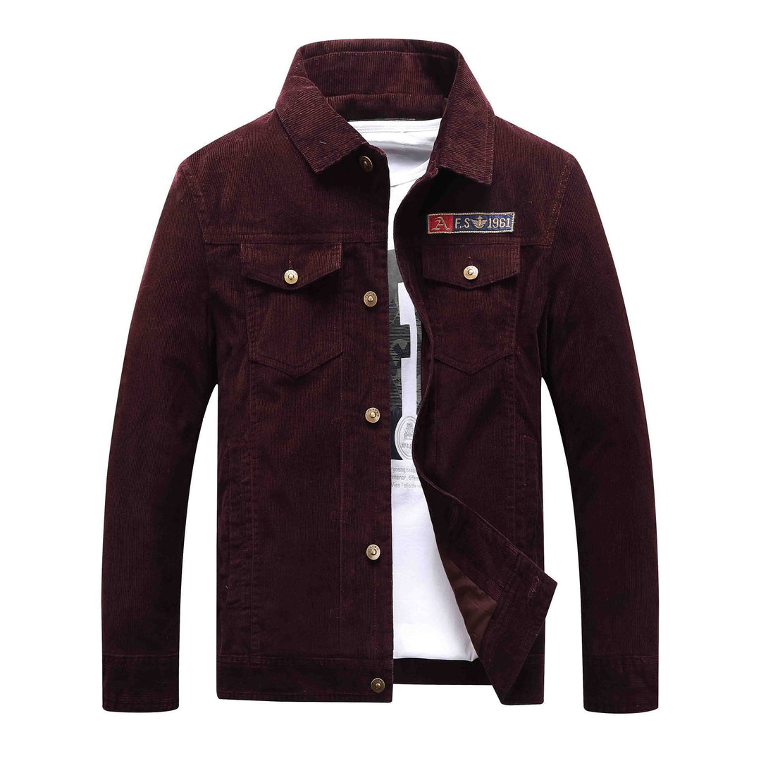 Herren Trucker-Cordjacke mit Teddyfutter und aufgesetzten Brusttaschen Echo Archiv