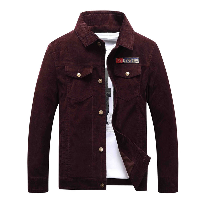 Herren Trucker-Cordjacke mit Teddyfutter und aufgesetzten Brusttaschen Echo Archiv
