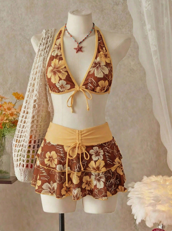 Damen Bikini-Set mit Rock Echo Archiv