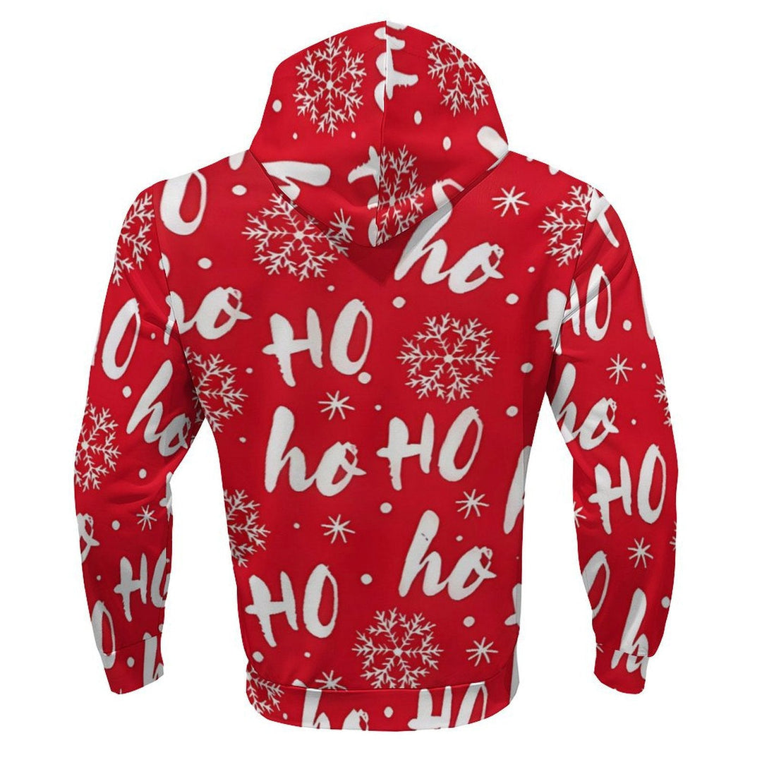 Herren Weihnachts-Hoodie mit farbenfrohem grafischen Design und bequemer Passform Echoarchiv