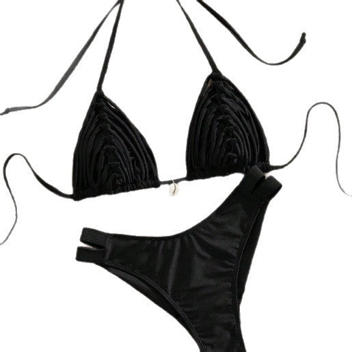 Damen Triangel-Bikini mit lässigem Raffungselement Echo Archiv