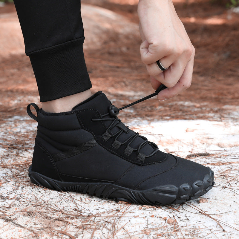 Unisex nan knöchelhoher Winter-Explorer-Boot mit Fleecefutter, Schnellzug-Schnürung und rutschfester Multiterrain-Sohle Echo Archiv